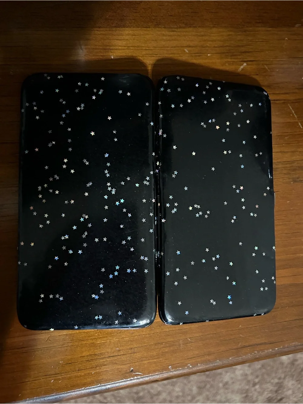 Black Starry Glitter Wallet